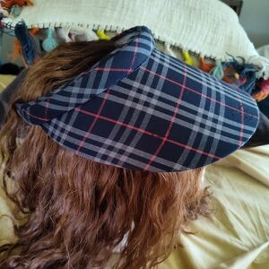 Plaid Visor Hat